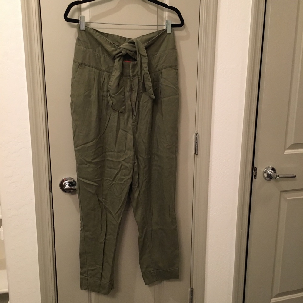 Anthropologie Cartonnier Green Trousers